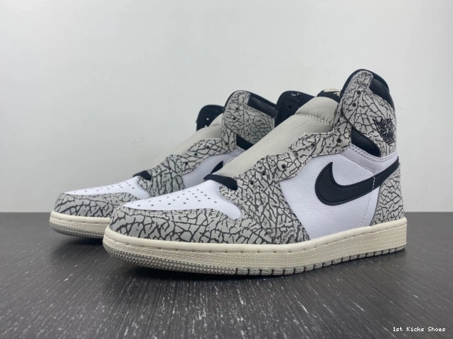 White 1 Air Jordan Cement OG High DZ5485-052 0728